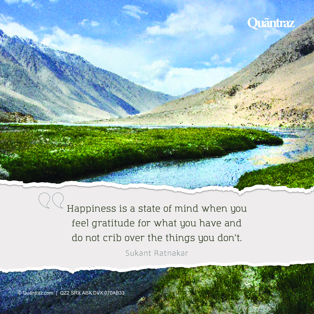 Happiness is a