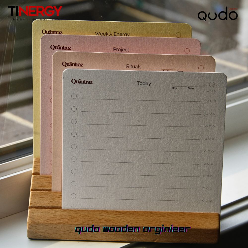 Qudo Wooden Orginizer