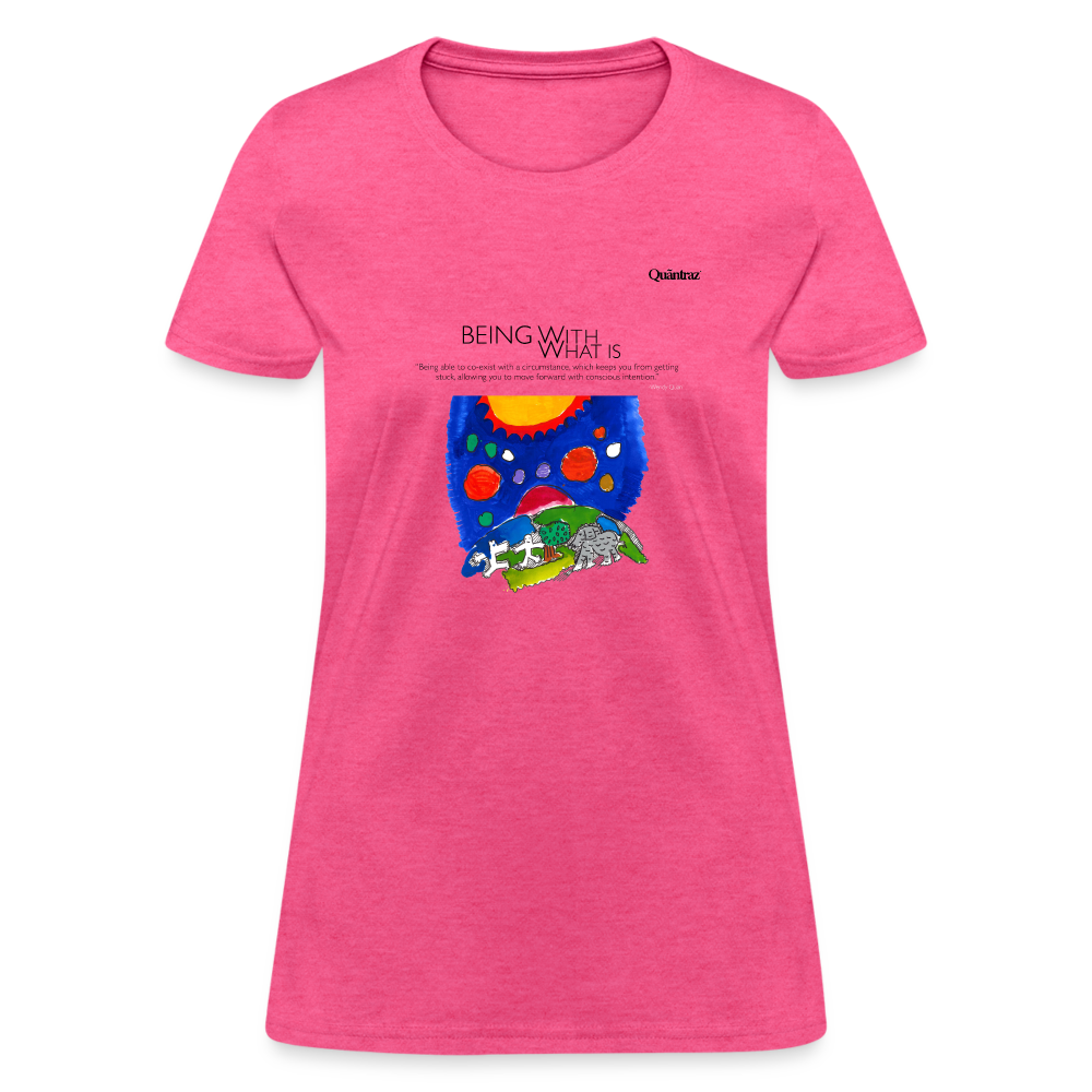 SH18 | Being with what is - Being able to co-exist with a circumstance, which keeps you from getting stuck, allowing you to move forward with conscious intention. - heather pink