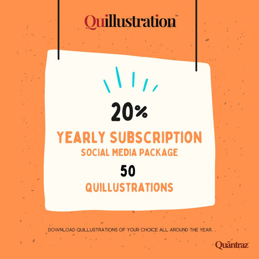Quillustration Subscriptions: Social Media Package