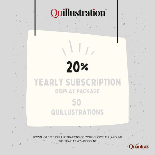 Quillustration Subscriptions: Display Package