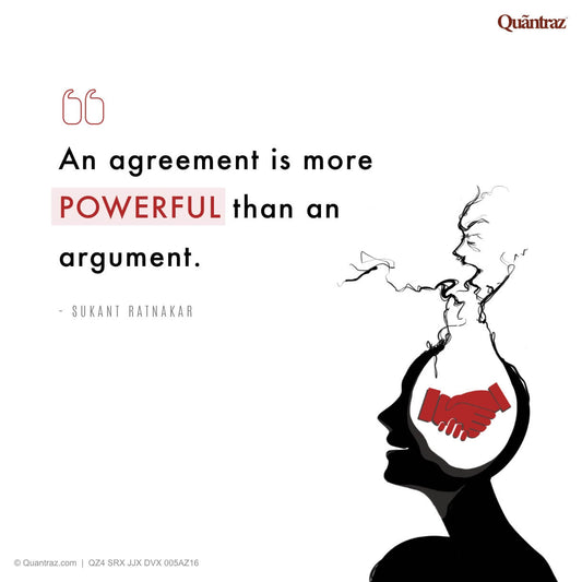 An agreement is