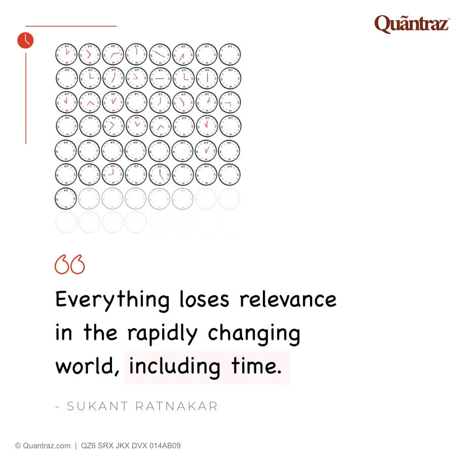 Everything loses relevance