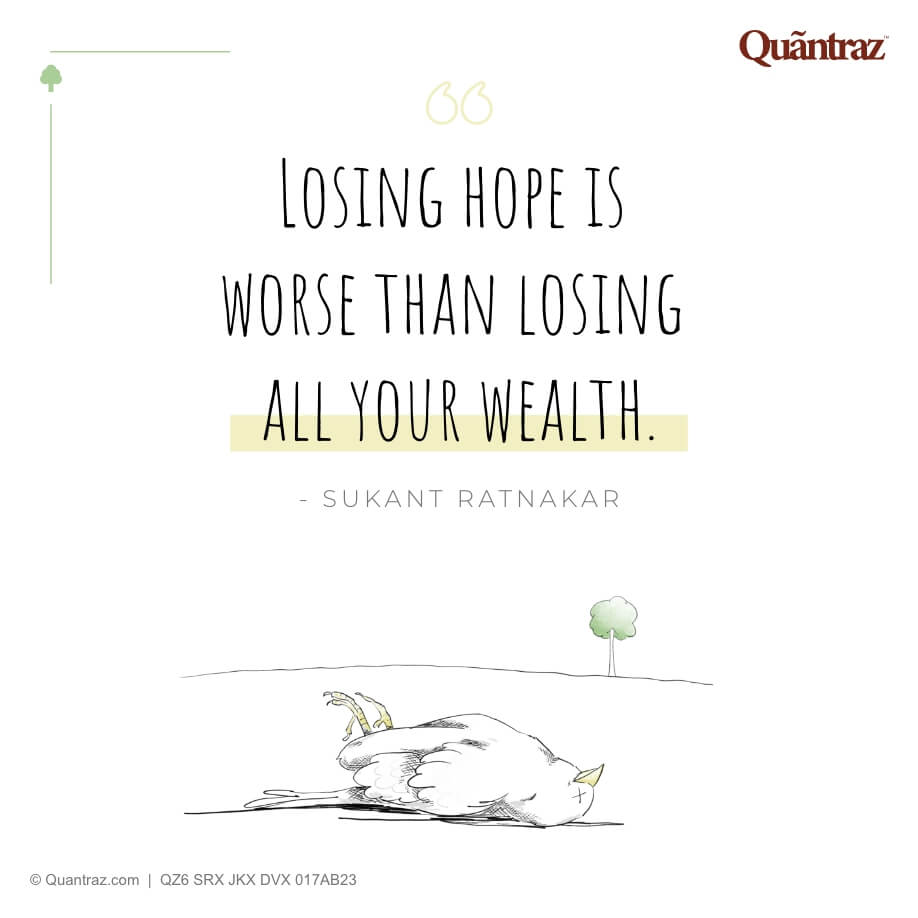 Losing hope is