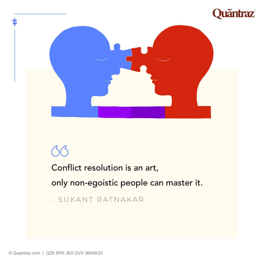 Conflict resolution is