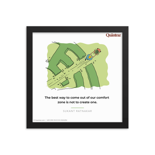 Framed photo paper poster