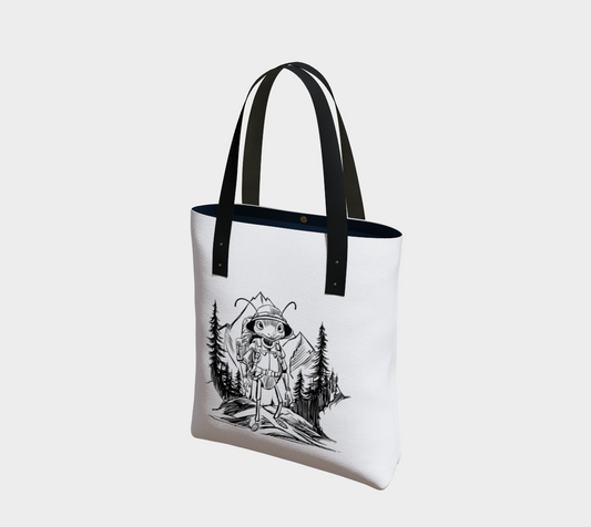 Tote Bag: Every step up is a story down the trail