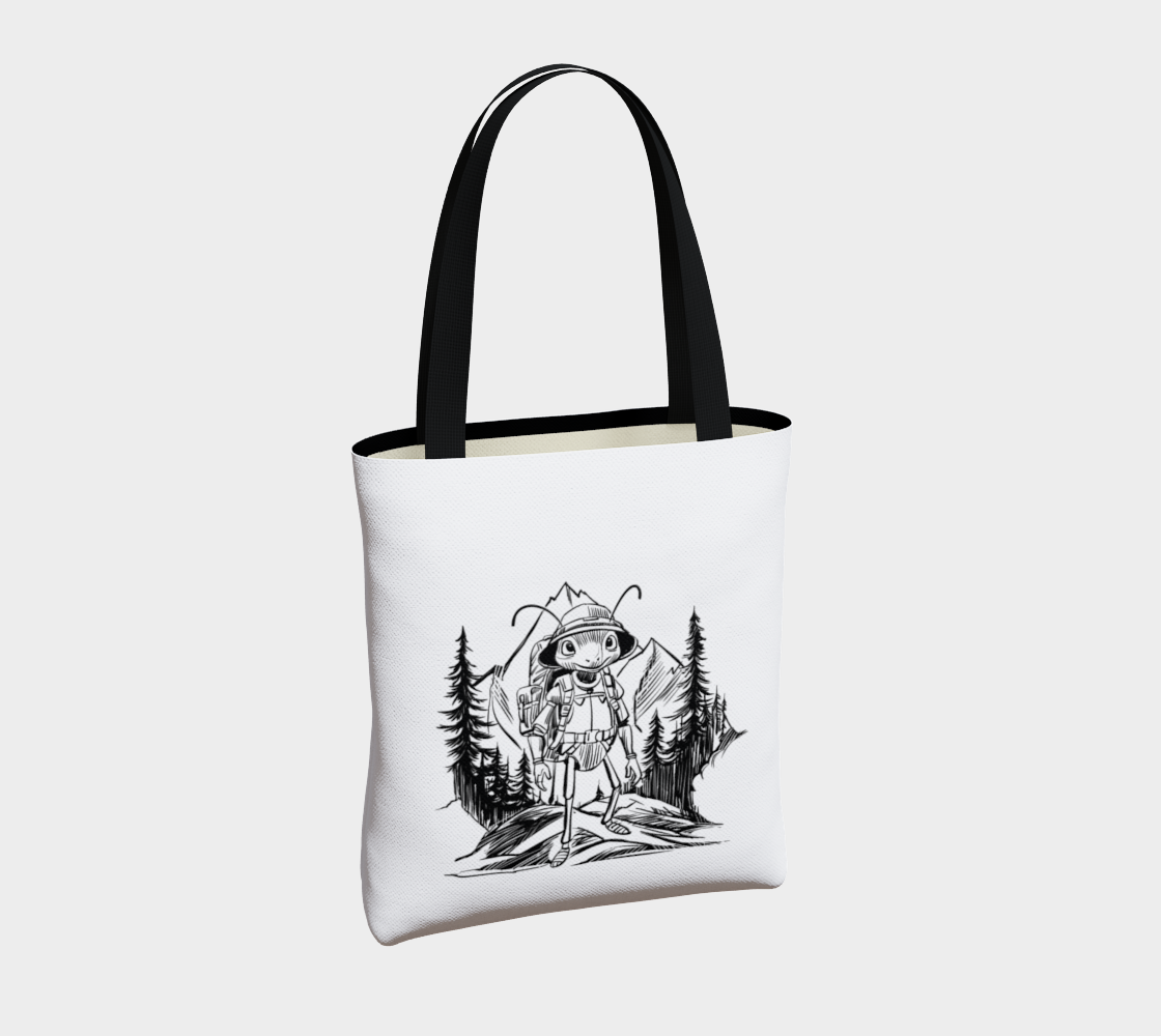 Tote Bag: Every step up is a story down the trail