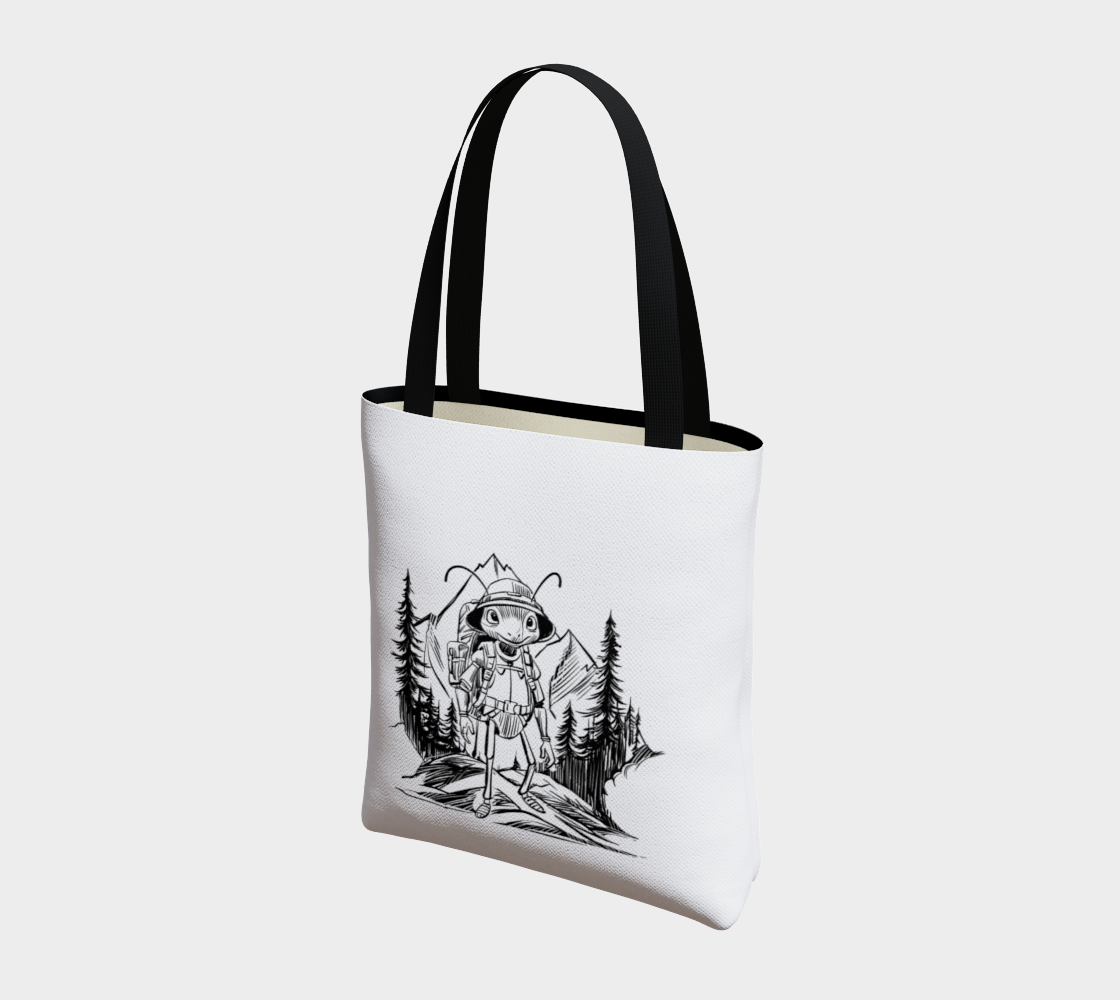 Tote Bag: Every step up is a story down the trail