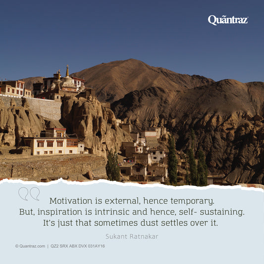 Motivation is external