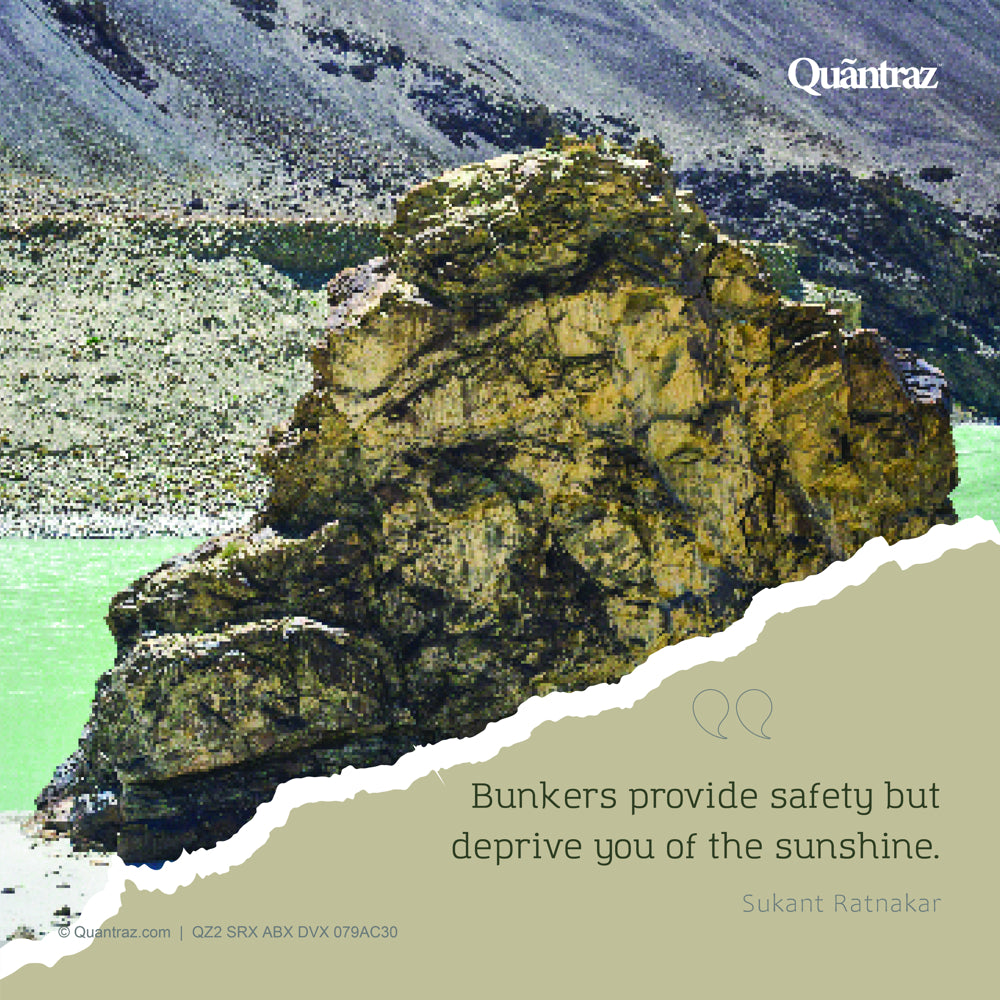 Bunkers provide safety
