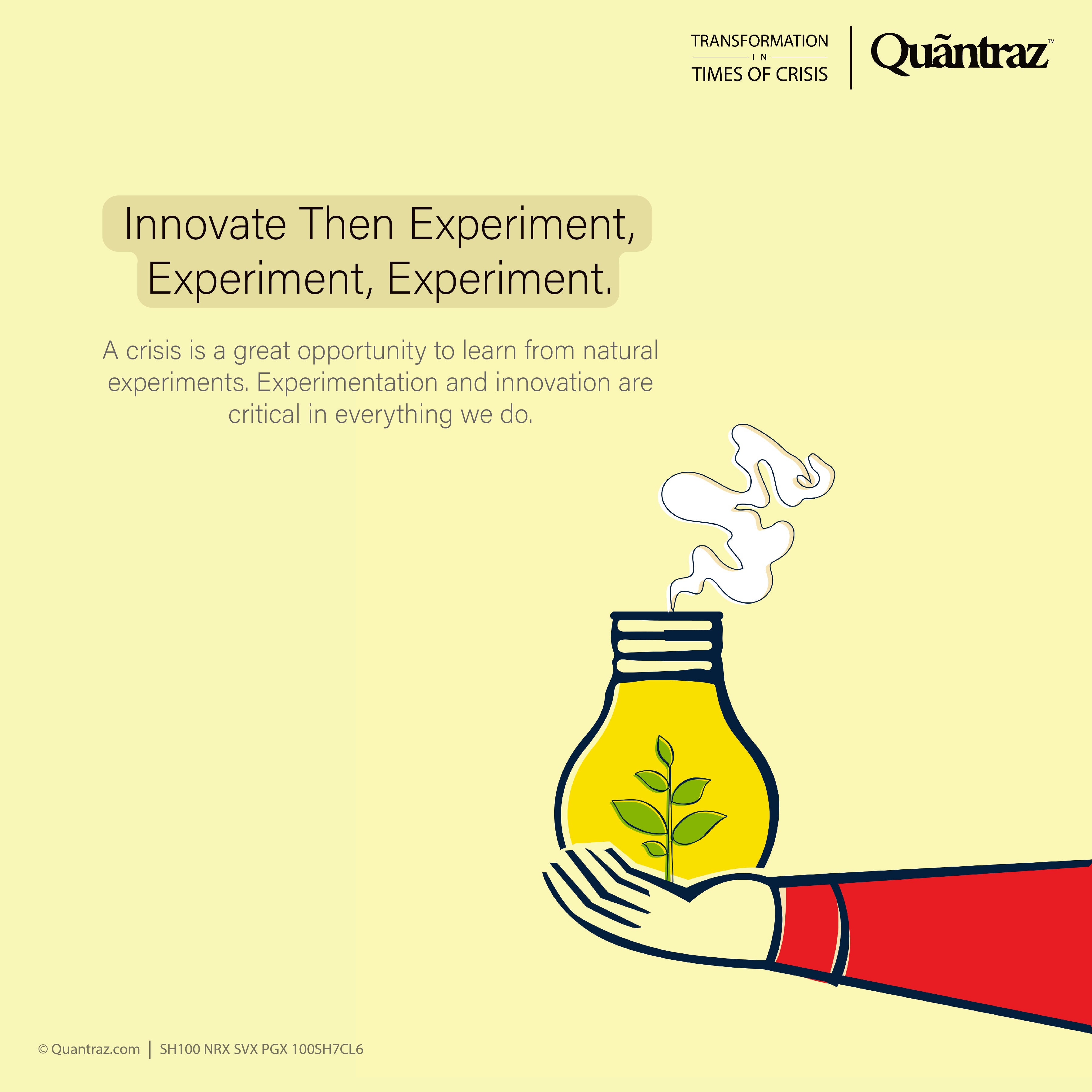 Jerry Rake Innovate Then Experiment – Quantraz