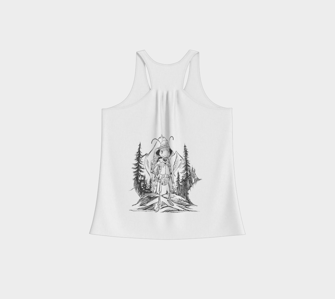 Racerback Tank Top: Every step up is a story down the trail