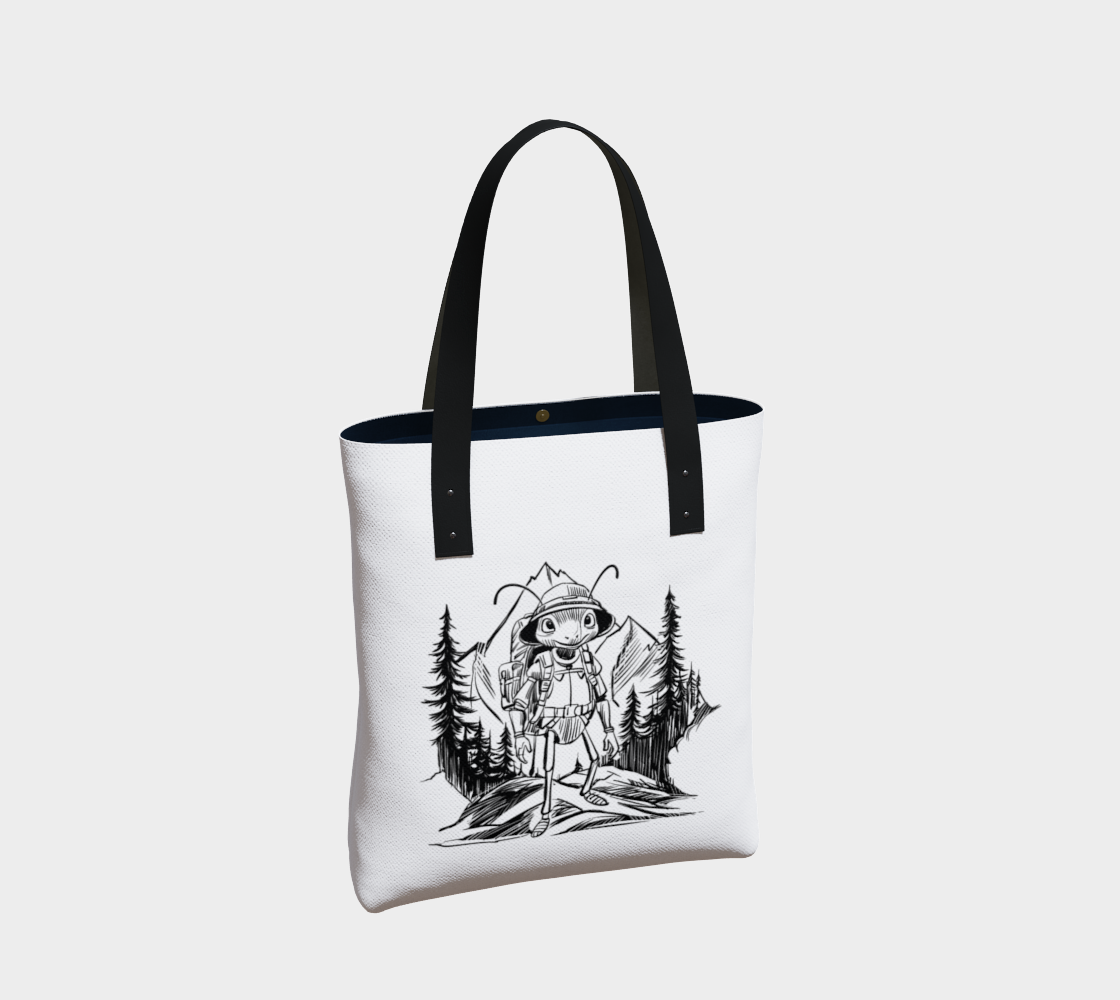 Tote Bag: Every step up is a story down the trail