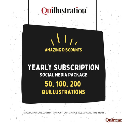 Quillustration Subscriptions: Social Media Package