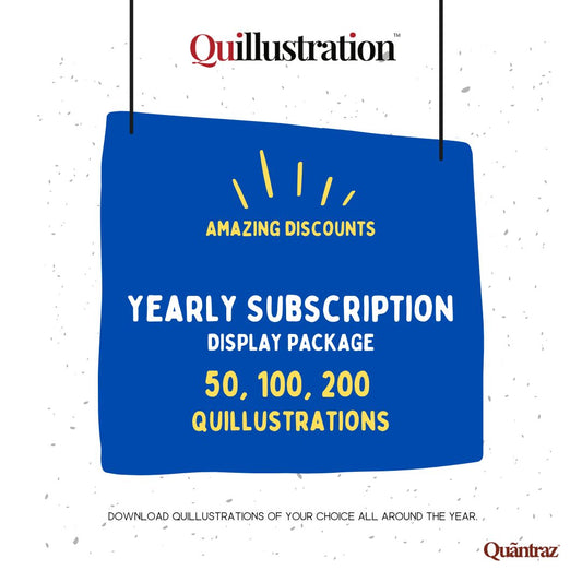 Quillustration Subscriptions: Display Package