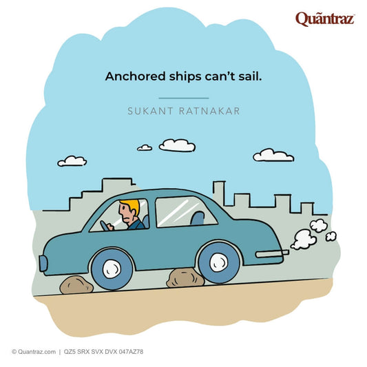 Anchored ships can't