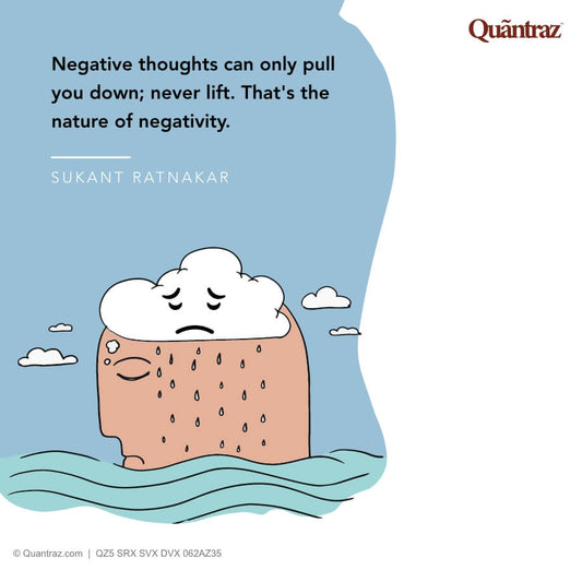 Negative thoughts can